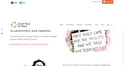 Desktop Screenshot of jewishvoiceforpeace.org
